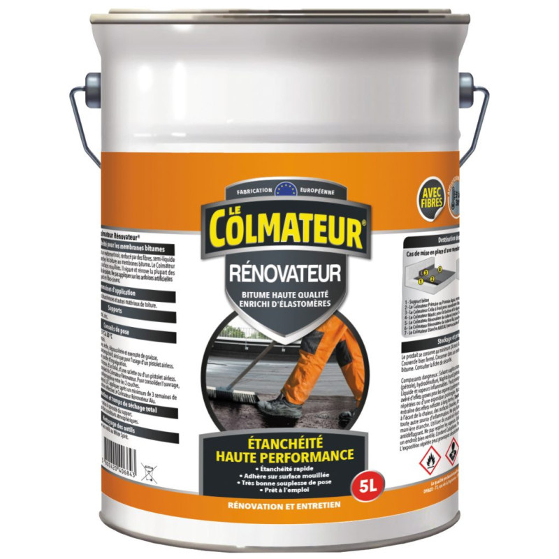 Colmateur rénovateur bitume noir 5L